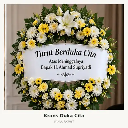 Krans Bunga Duka Jembrana